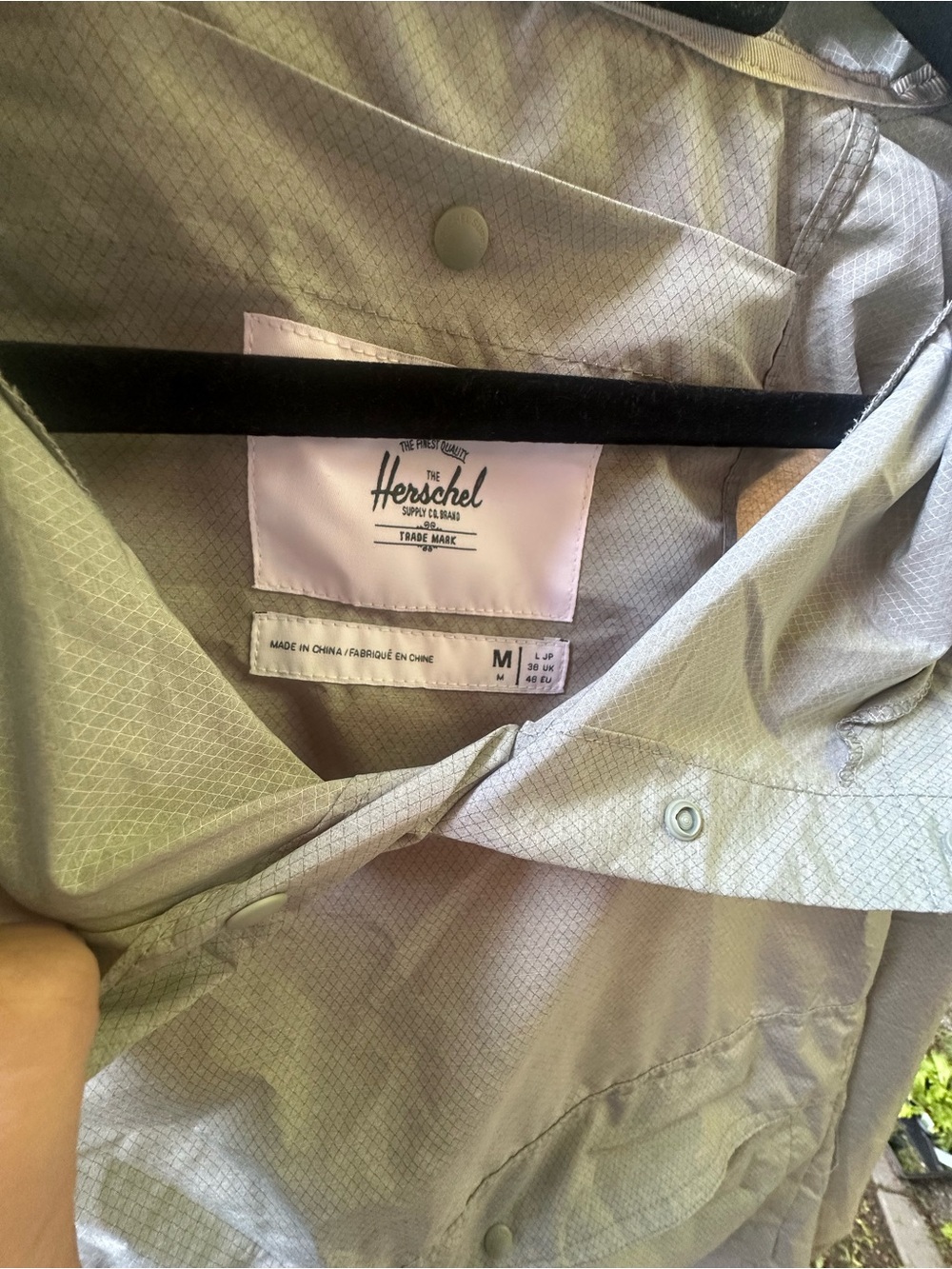 Herschel Supply Co. Light Gray Hooded Jacket